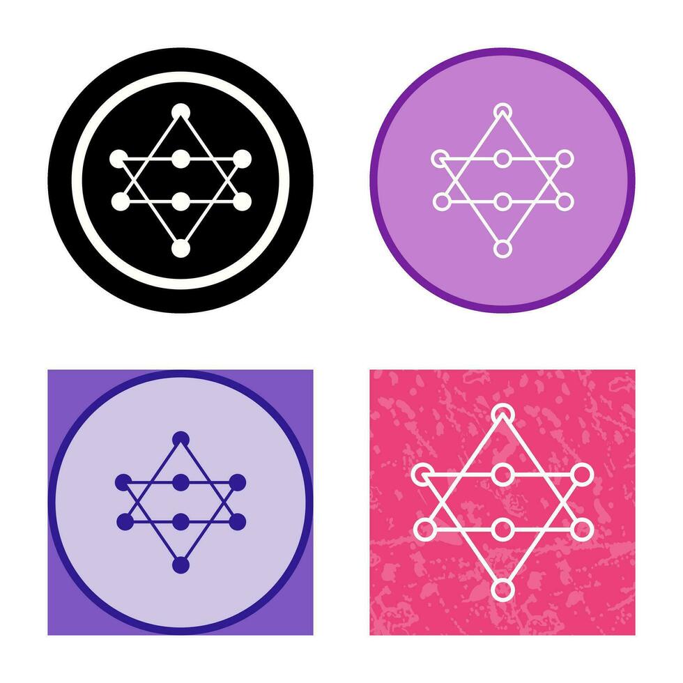 Unique Networks Vector Icon