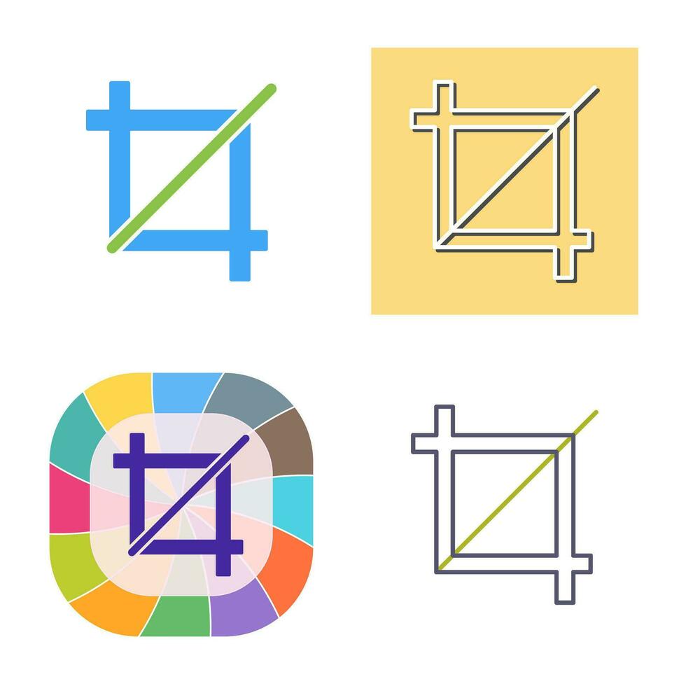 Unique Crop Vector Icon