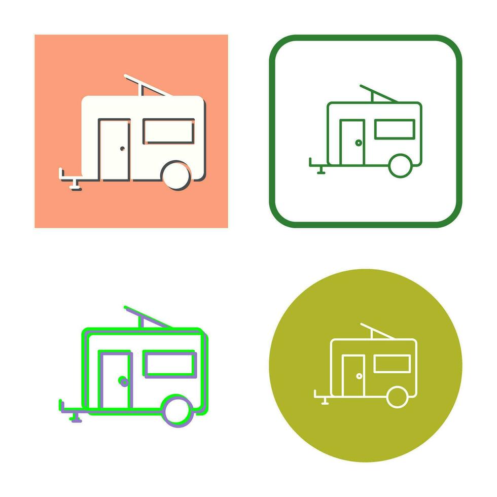 Trailer Vector Icon