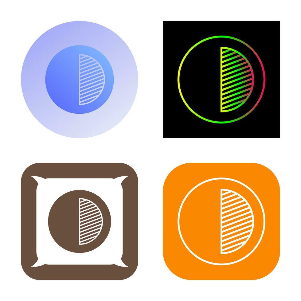 Unique Contrast Vector Icon