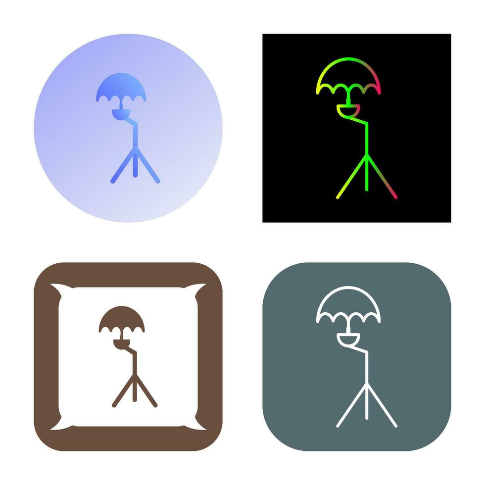 Unique Umbrella Stand Vector Icon