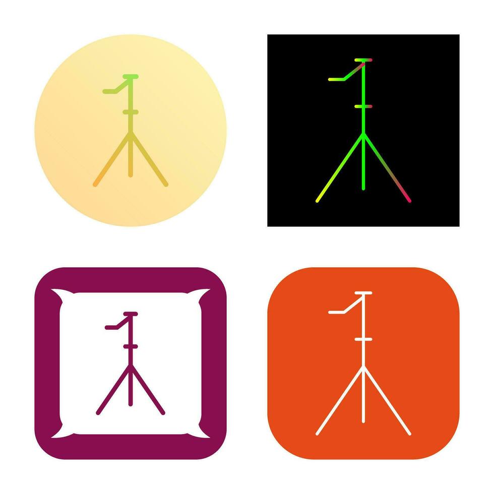 Unique Stand Vector Icon