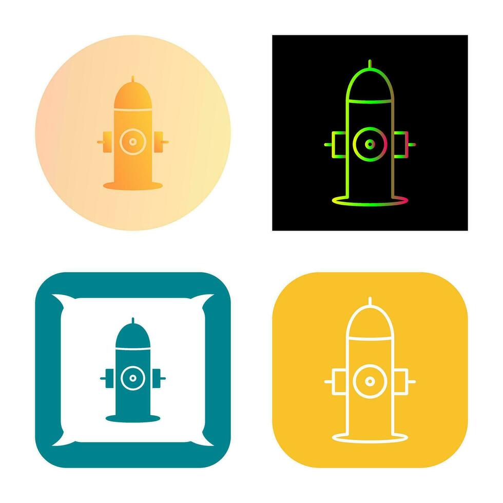 Unique Hydrant Vector Icon