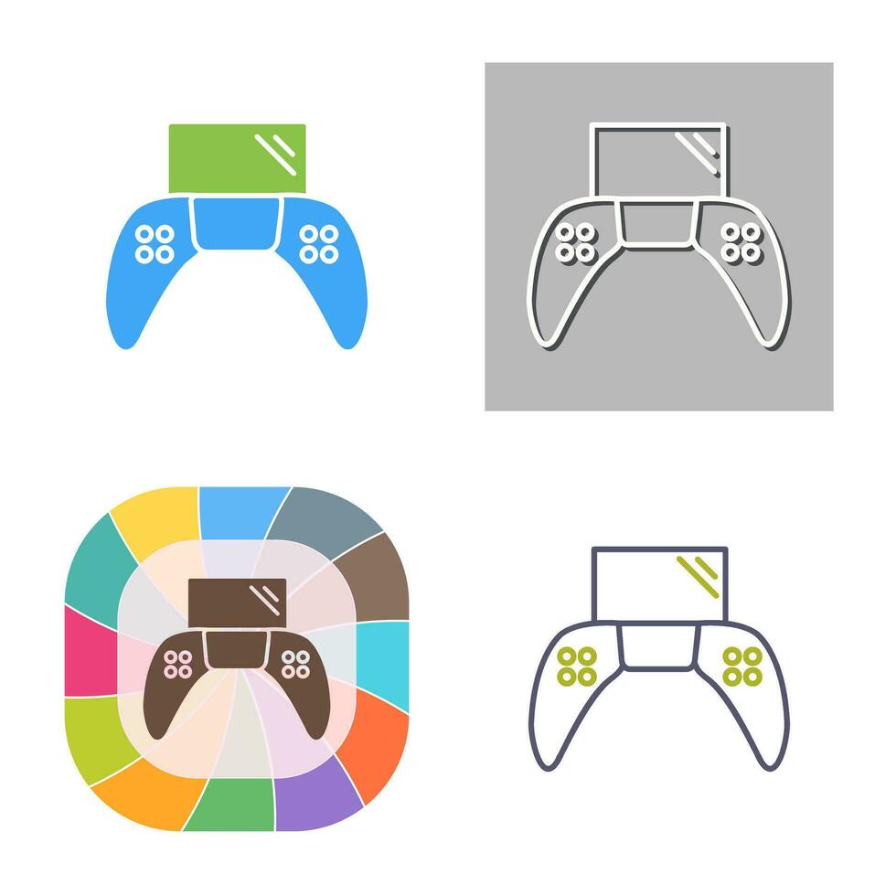 Unique Play Station Vector Icon