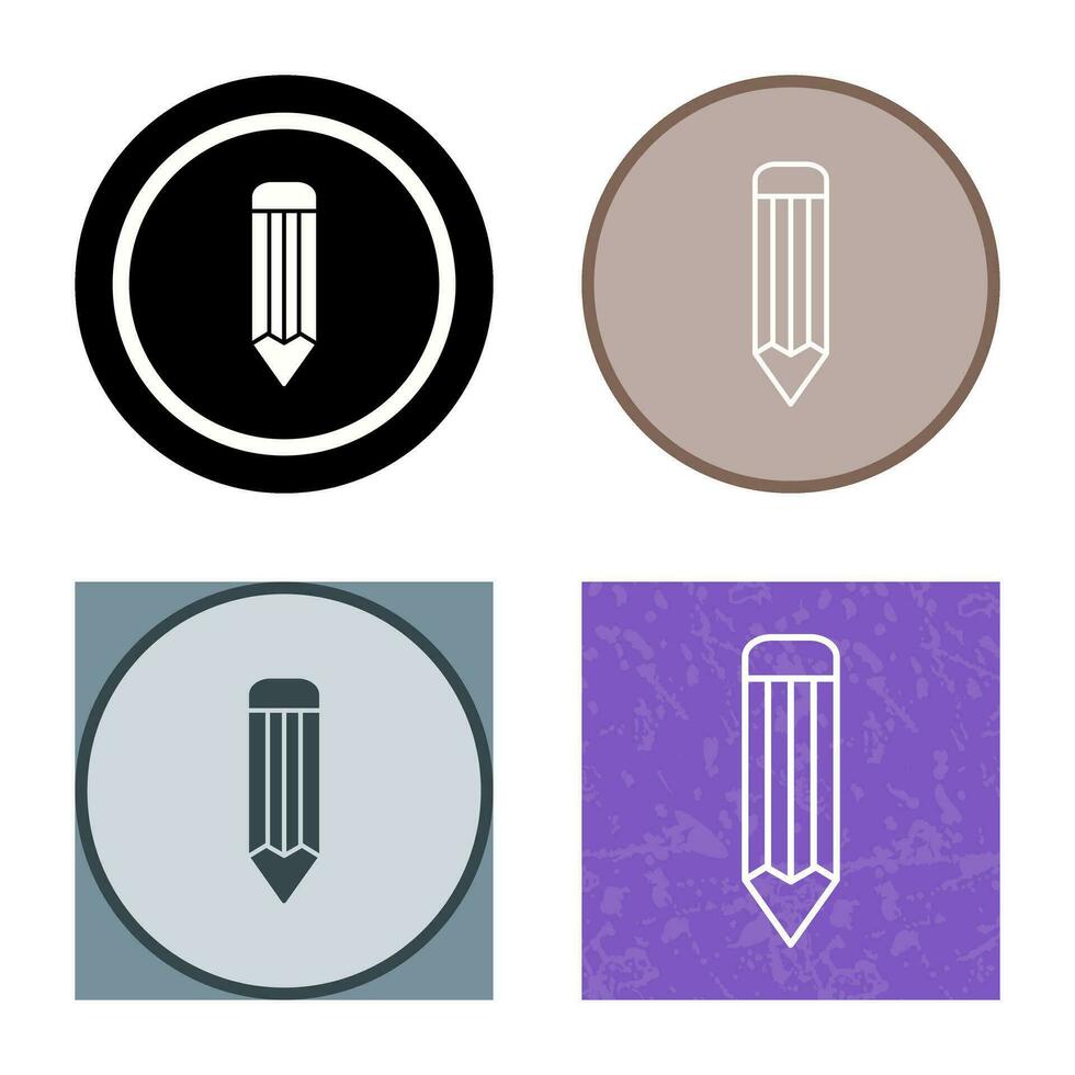 Unique Pencil Vector Icon