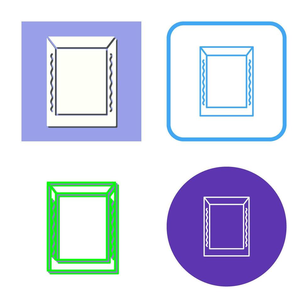 Unique Frame Vector Icon