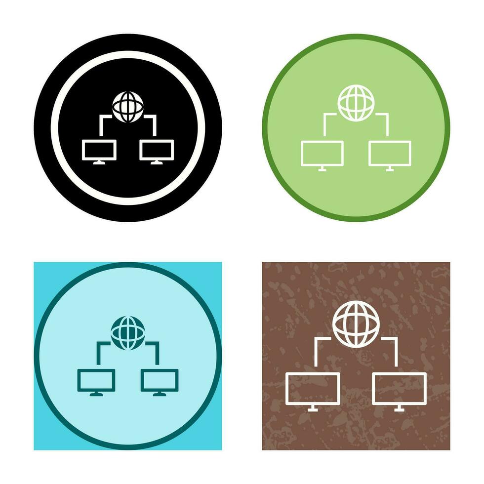 Unique Internet Connectivity Vector Icon