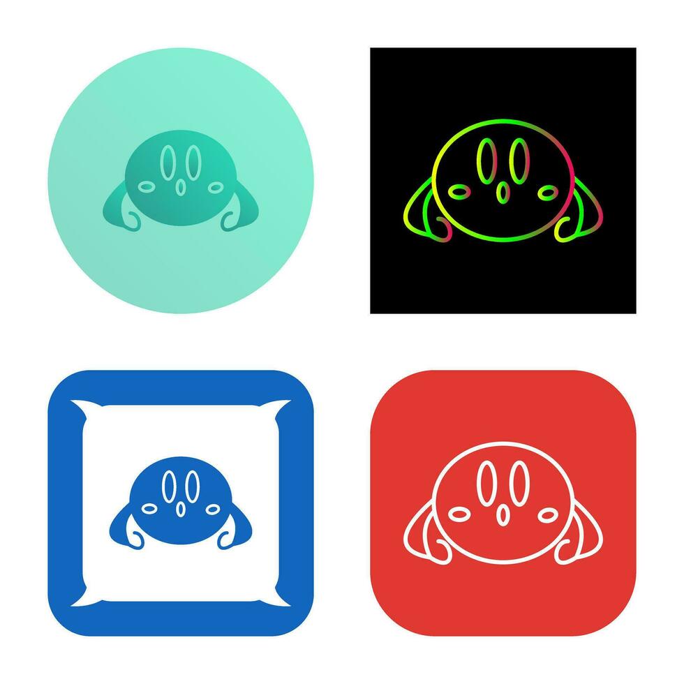 Unique Game Character Vector Icon