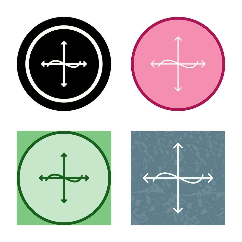 Unique Graph Vector Icon