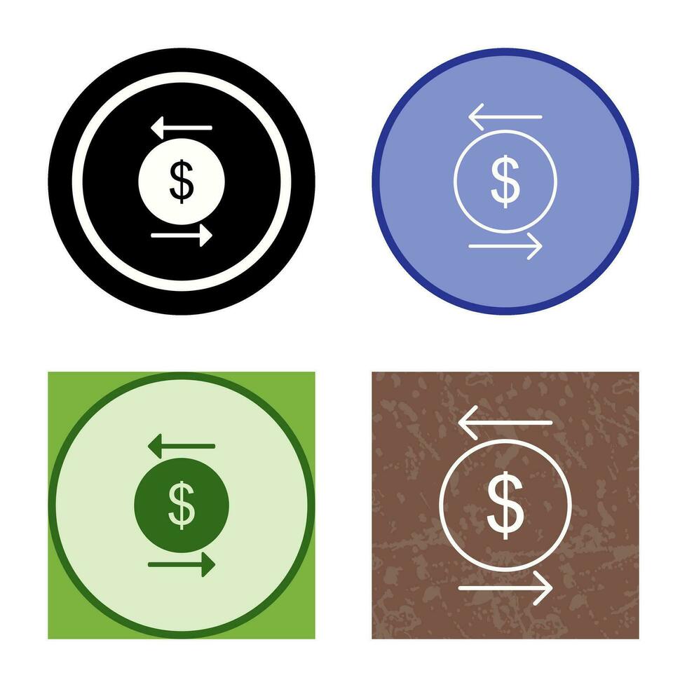 Unique Transcation Vector Icon