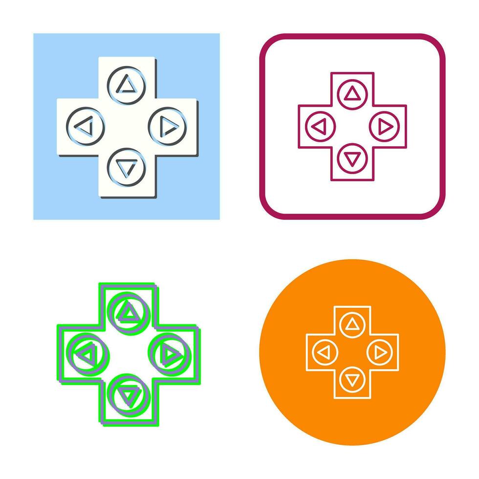 Unique Gaming Control Vector Icon