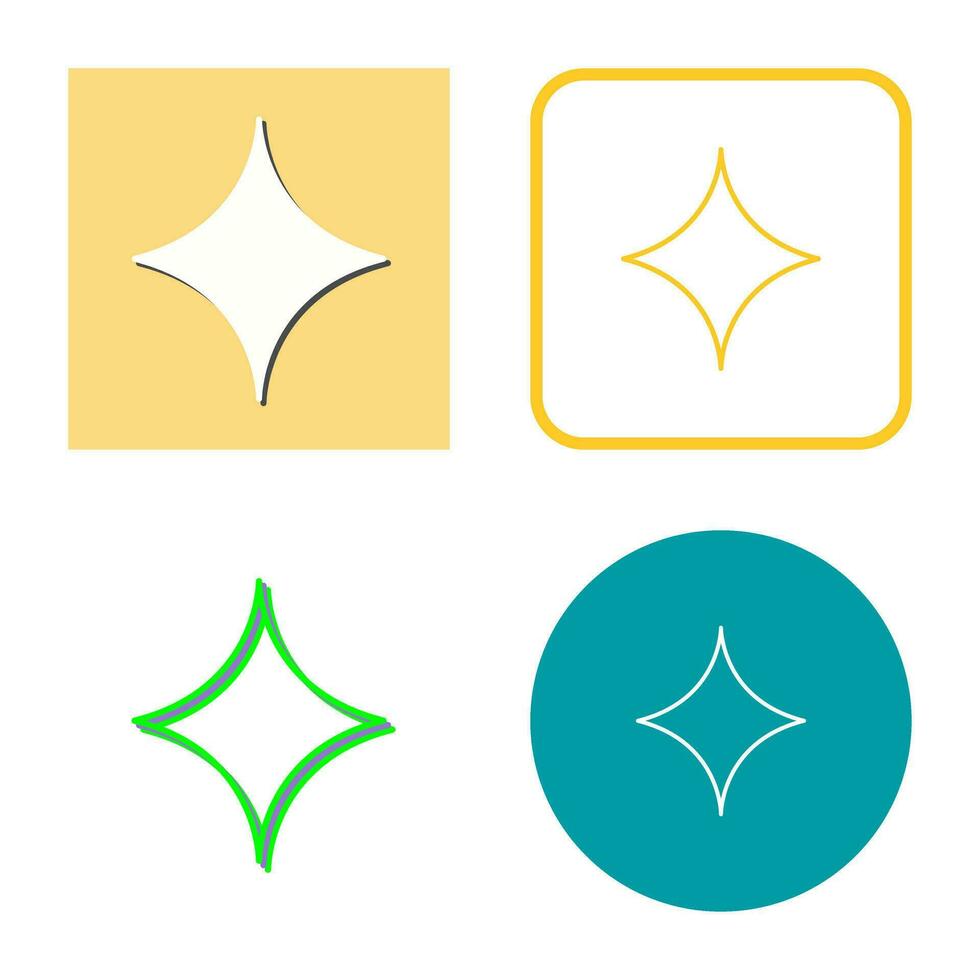 Unique Diamond Vector Icon