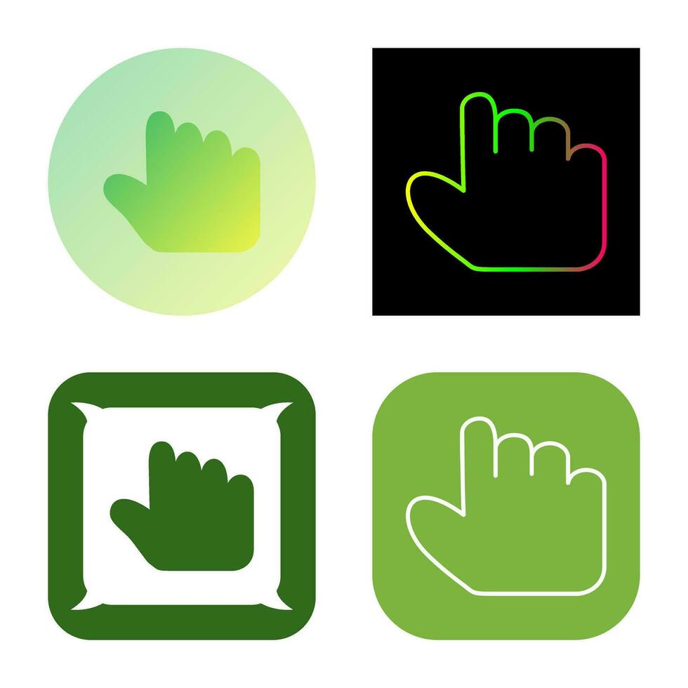 Unique Hold Vector Icon