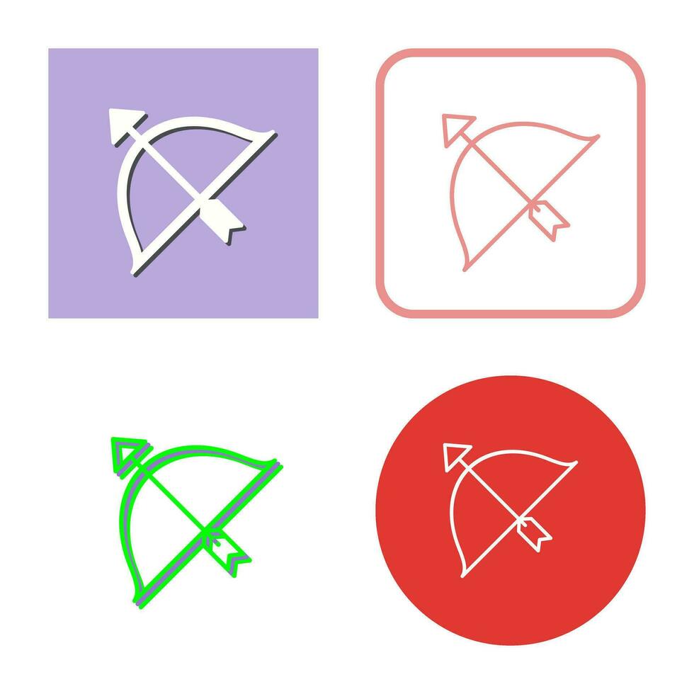 Unique Archery Vector Icon