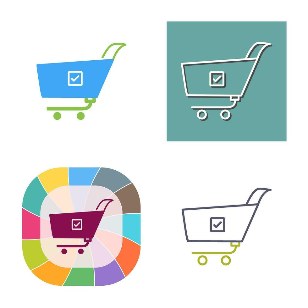 Unique Confirm Order Vector Icon
