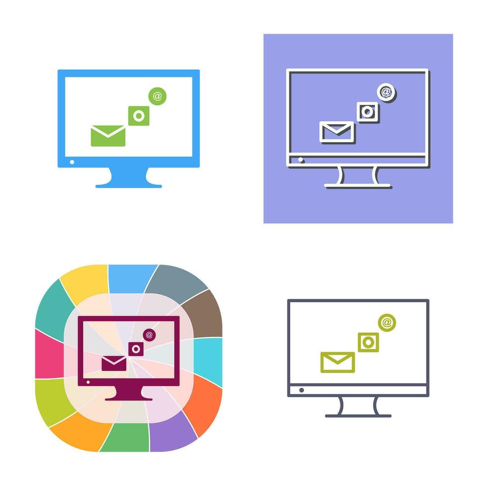 Unique Digital Marketing Vector Icon