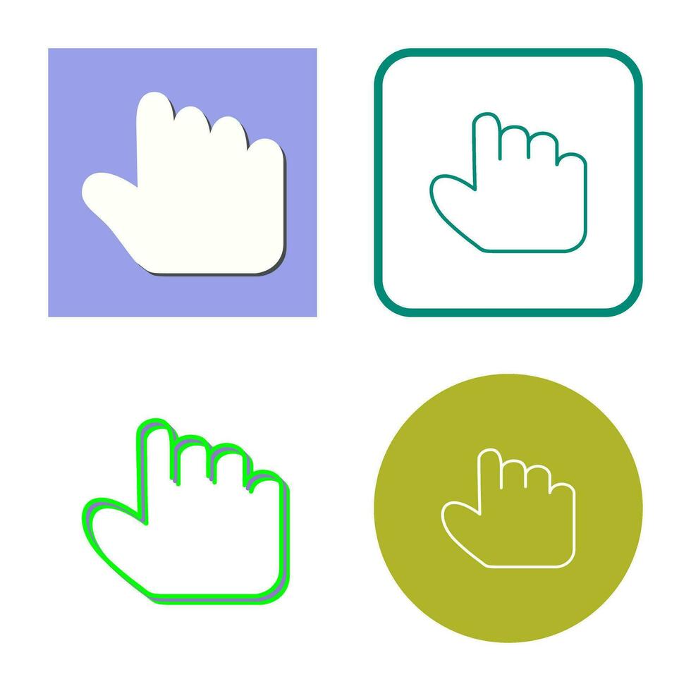 Unique Hold Vector Icon