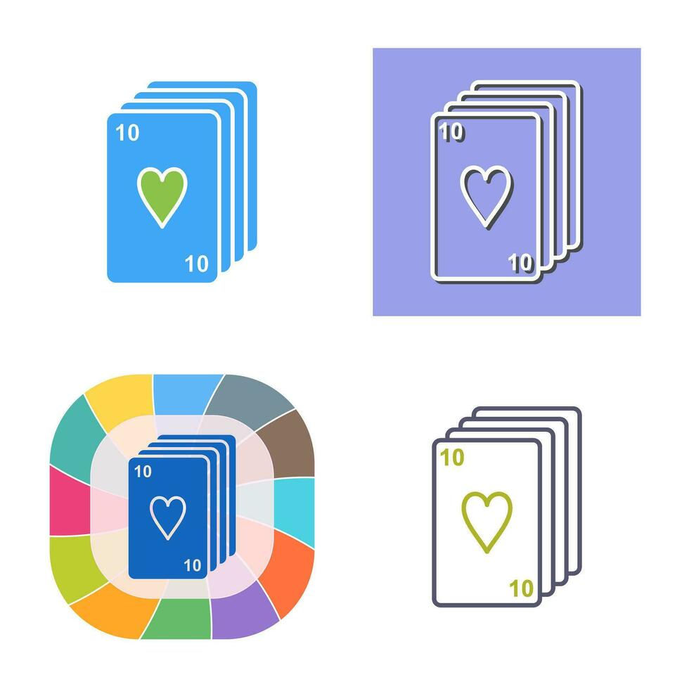 Deck of Cards Vector Icon