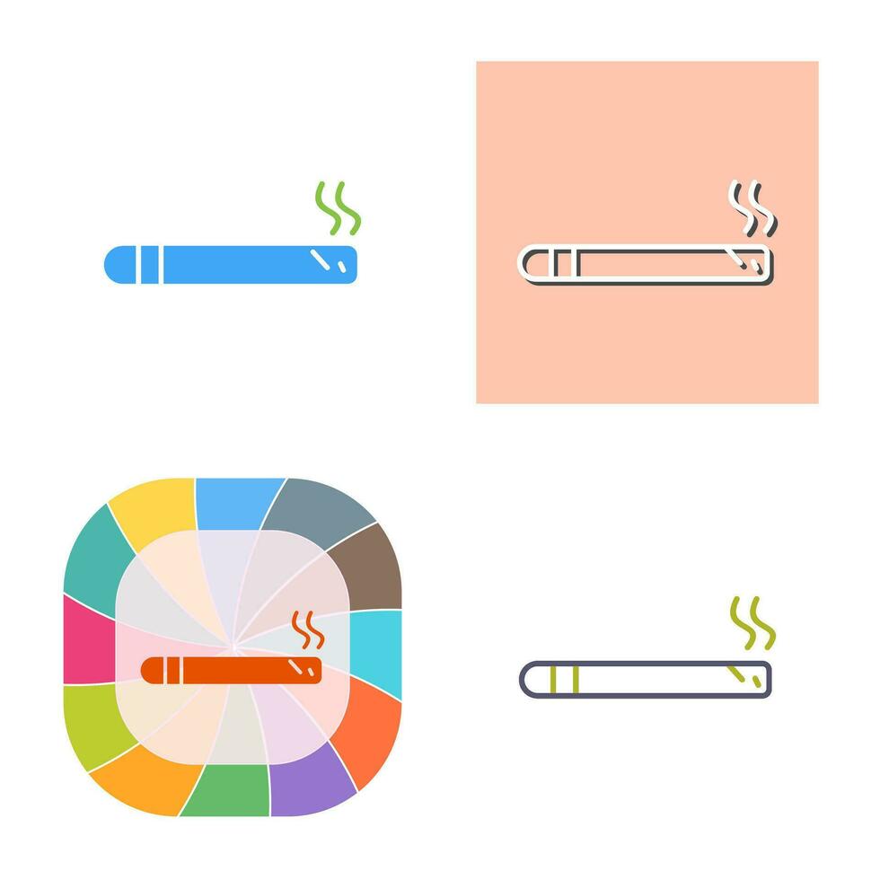 icono de vector de cigarro