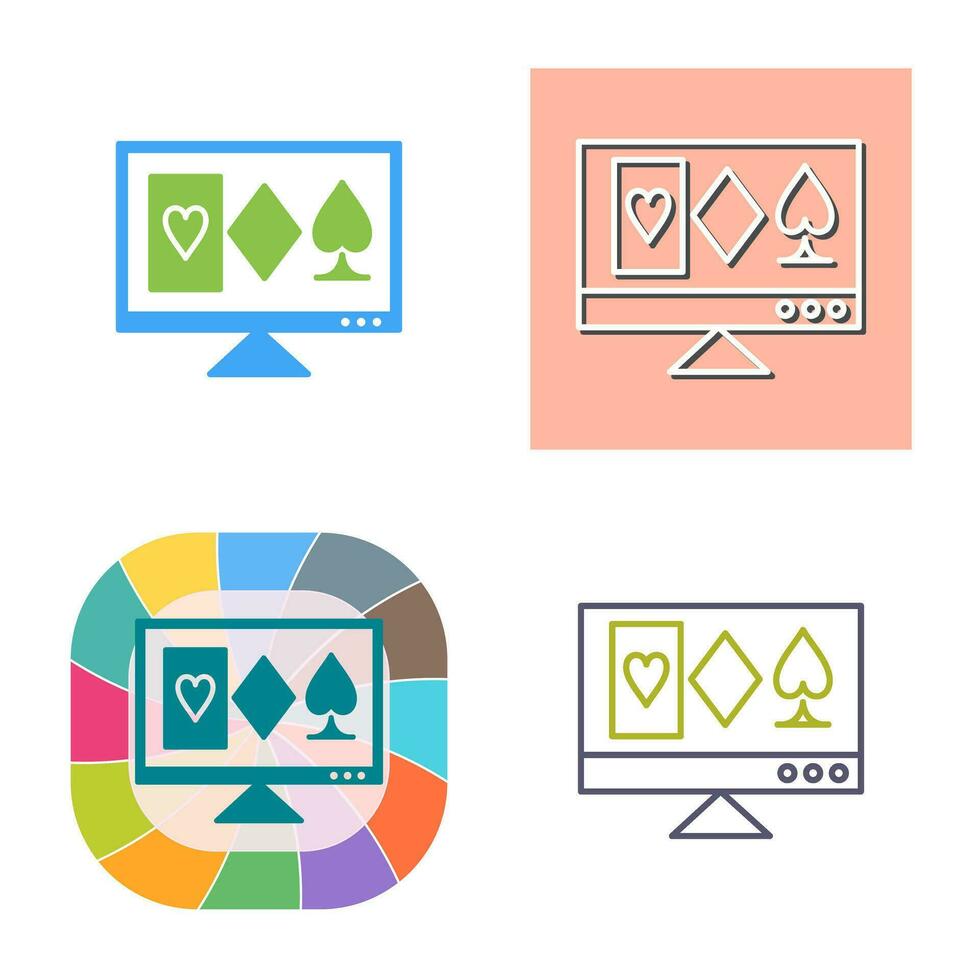 Online Gambling Vector Icon