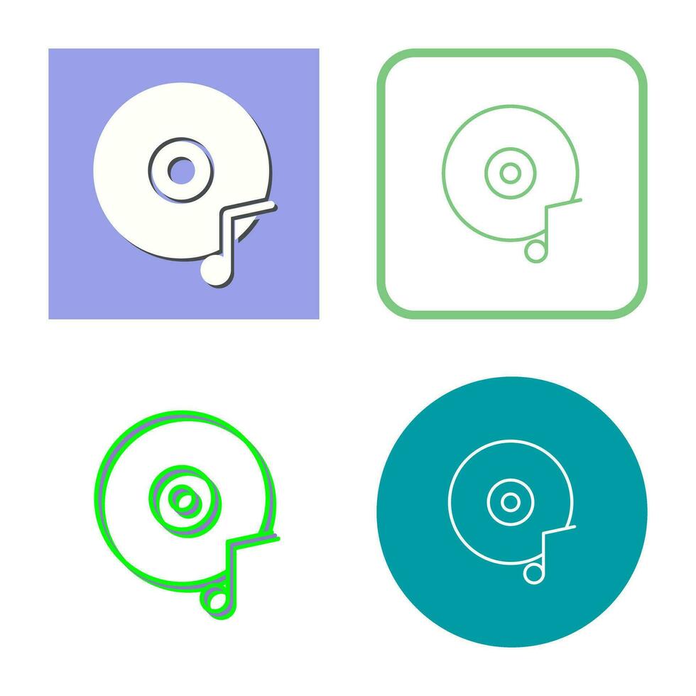 Music CD Vector Icon