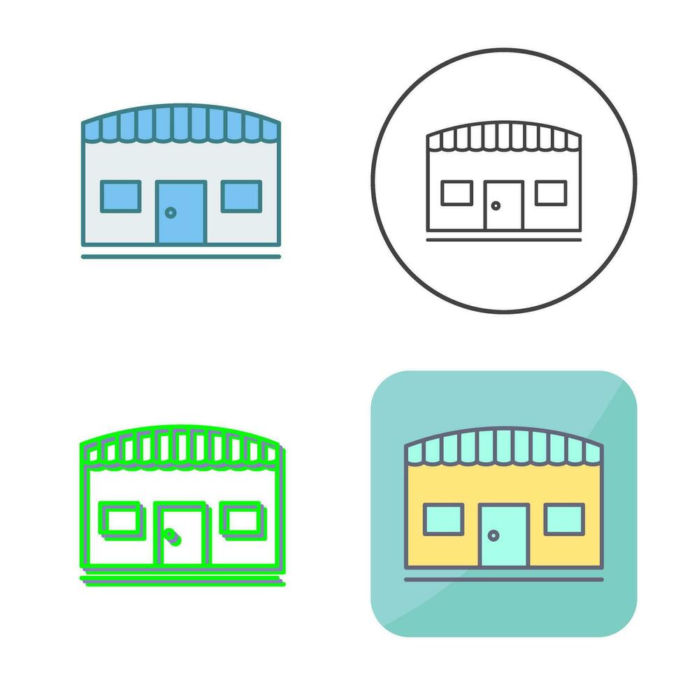 Unique Store Vector Icon