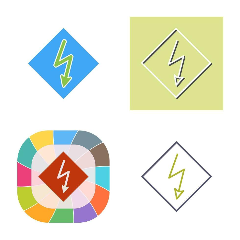 High Voltage Vector Icon