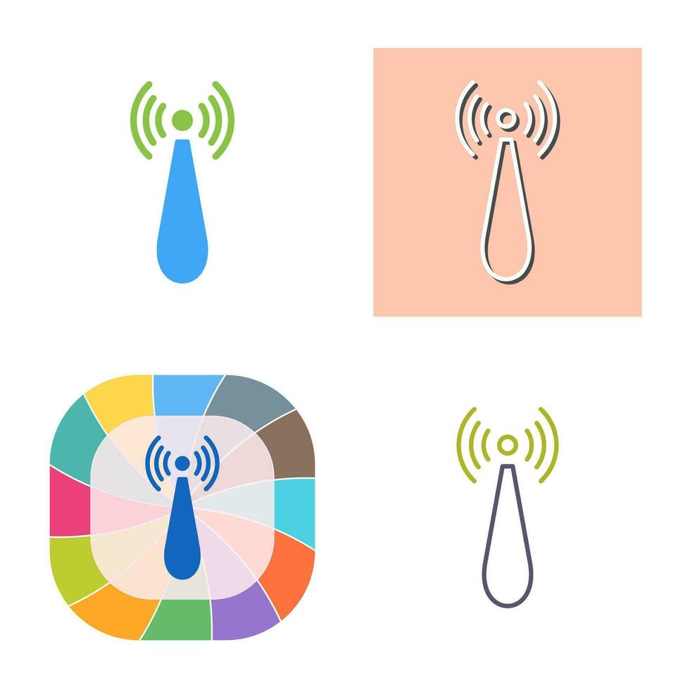Non Ionizing Radiation Vector Icon