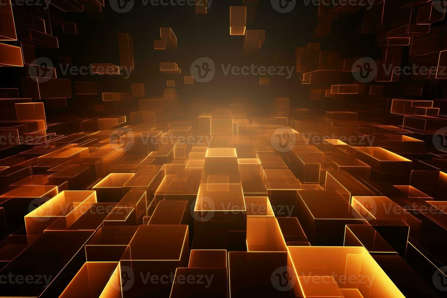 Toffee futuristic technology style template background, AI Generative photo