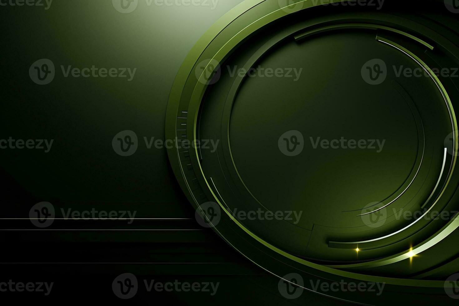Olive futuristic technology style template background, AI Generative photo