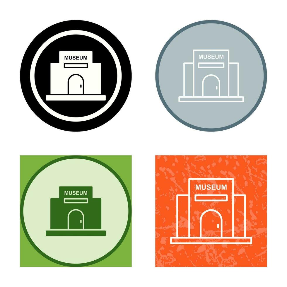 Museum Building Vector Icon