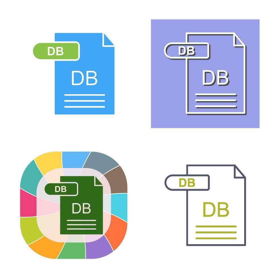 icono de vector de base de datos