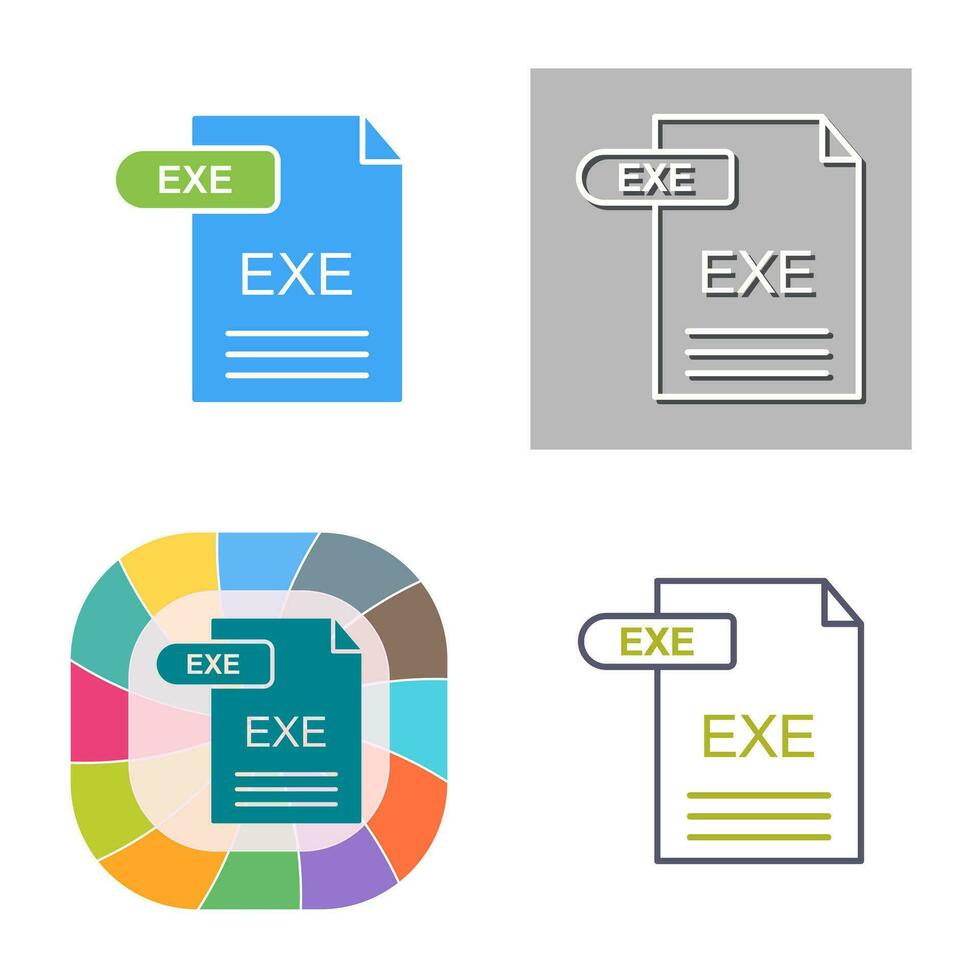 EXE Vector Icon