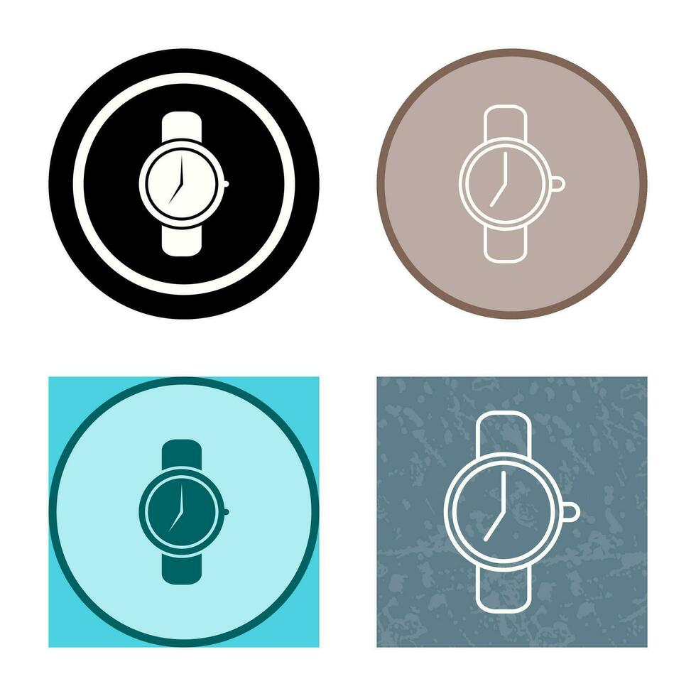 reloj, vector, icono vector