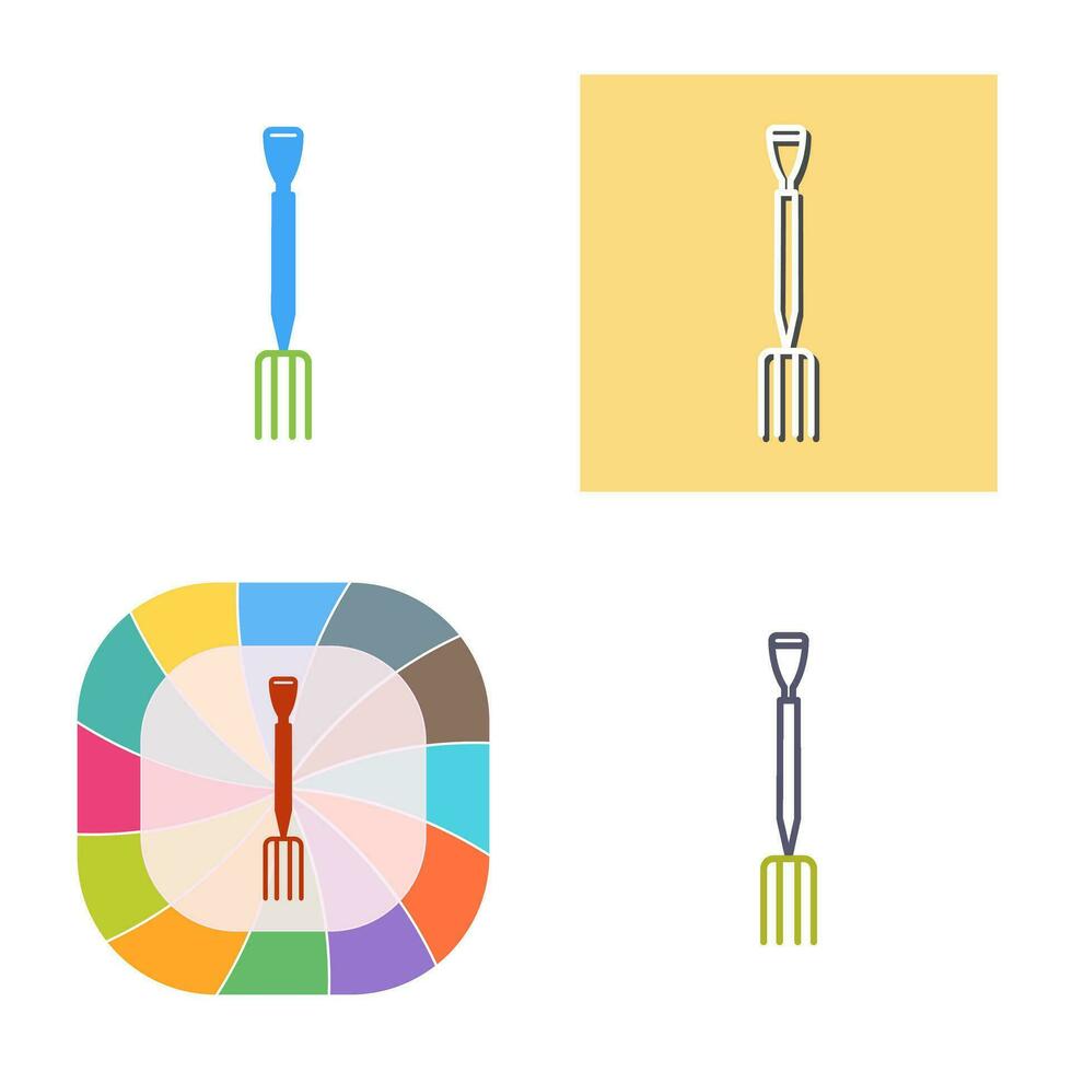 Gardening Fork Vector Icon