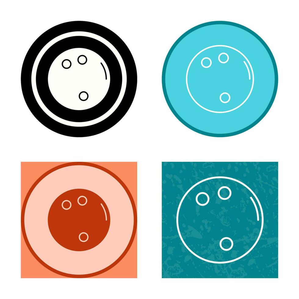 Bowling Ball Vector Icon