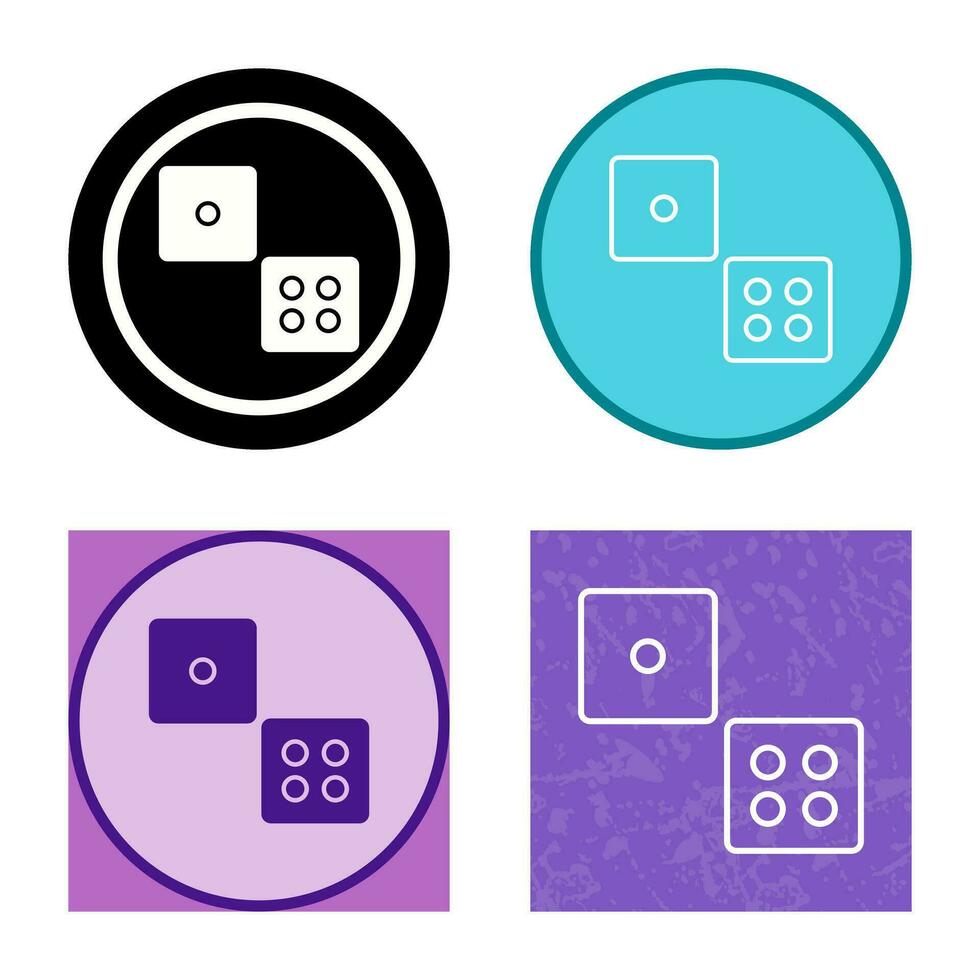 icono de vector de dados