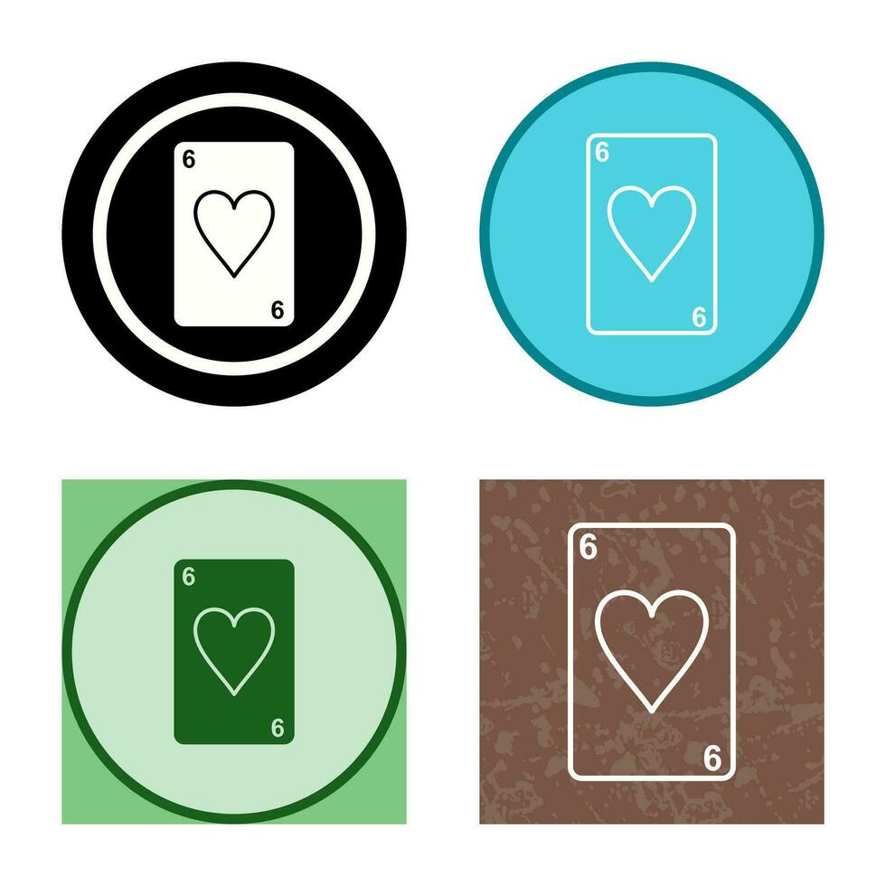 Hearts Card Vector Icon