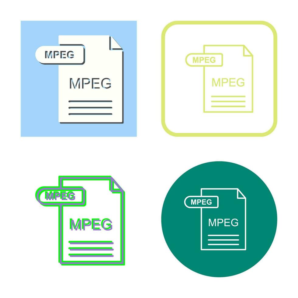 MPEG Vector Icon