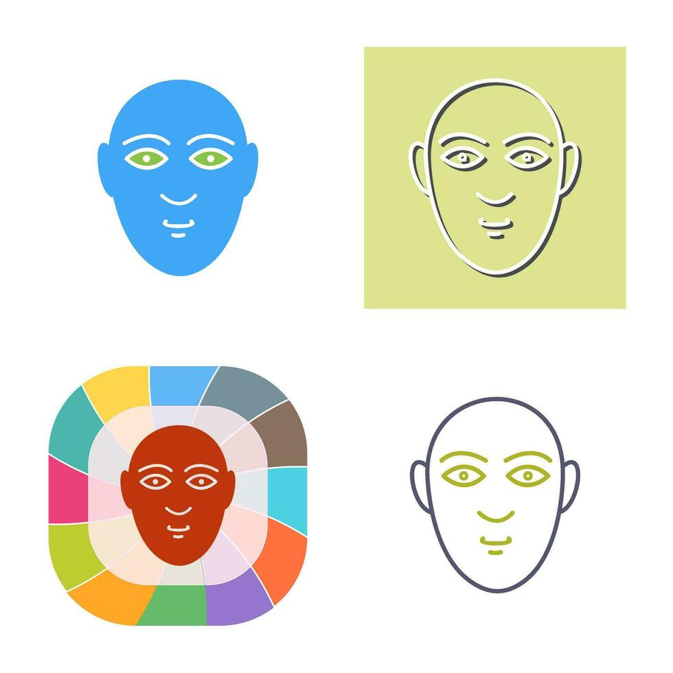 Human Face Vector Icon