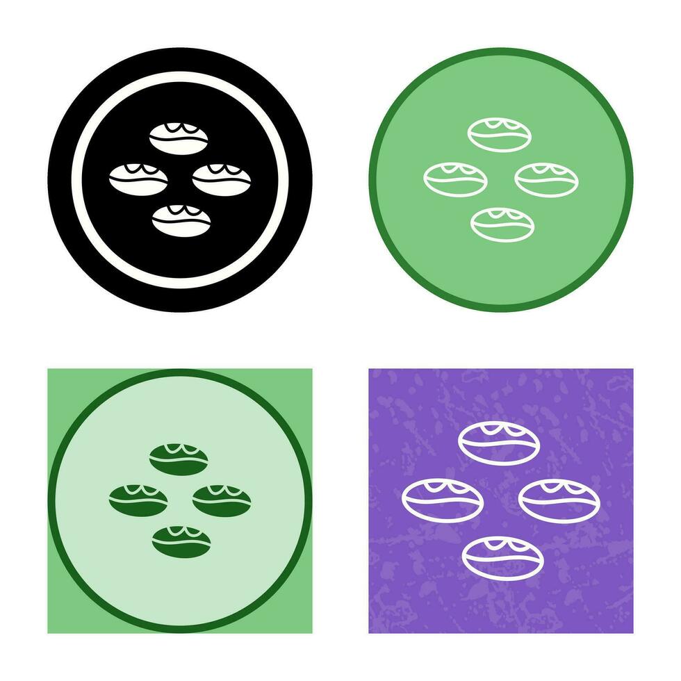 Coffee Beans Vector Icon