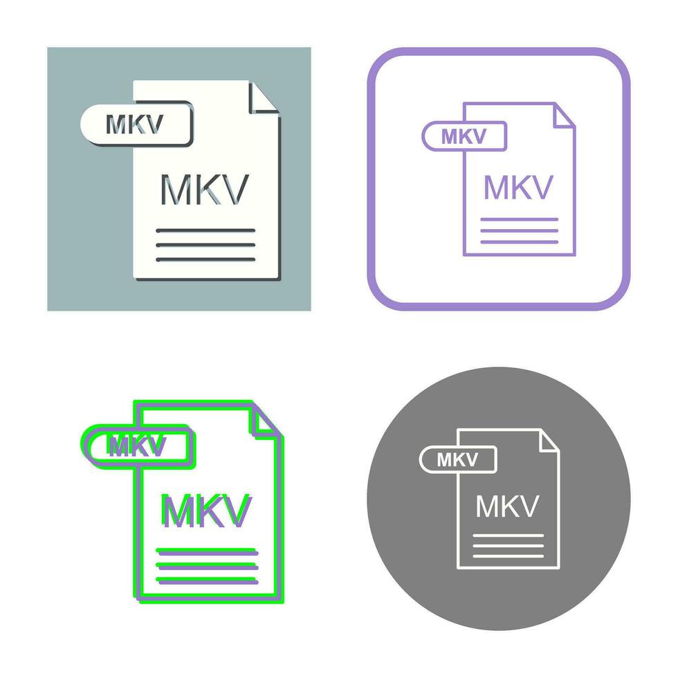 MKV Vector Icon