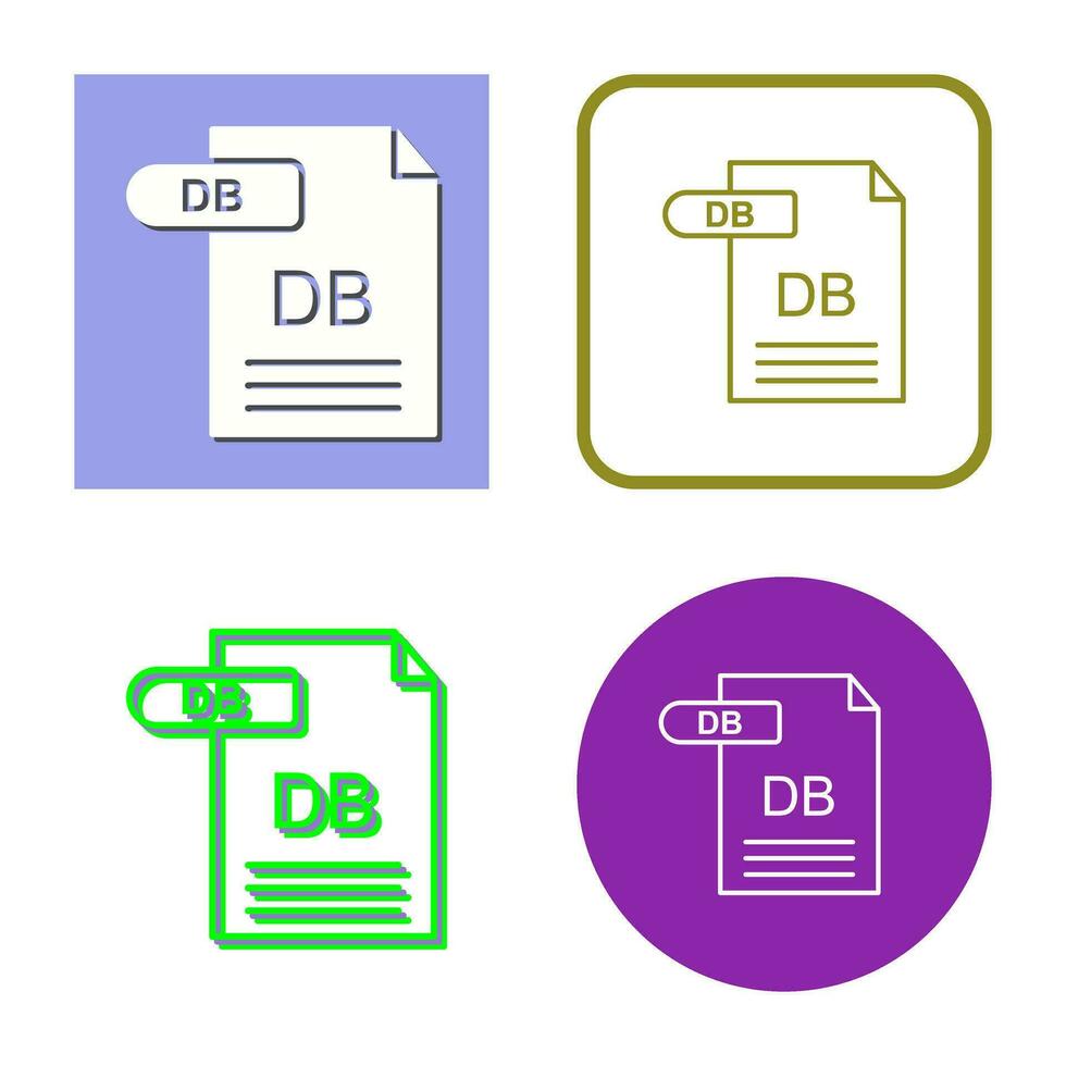 icono de vector de base de datos