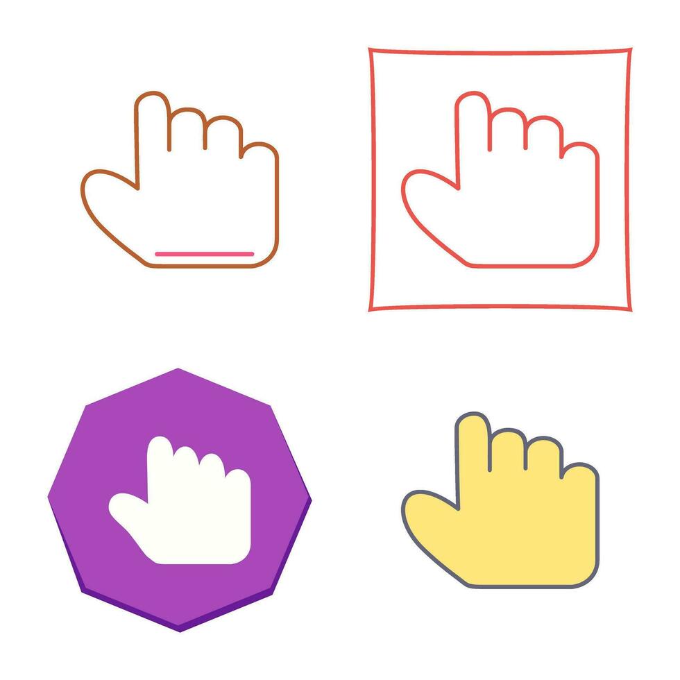 Unique Hold Vector Icon