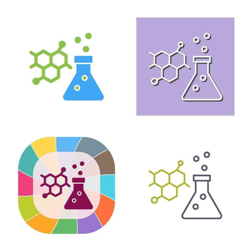 icono de vector de química