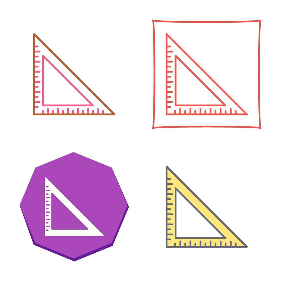 Set Square Vector Icon