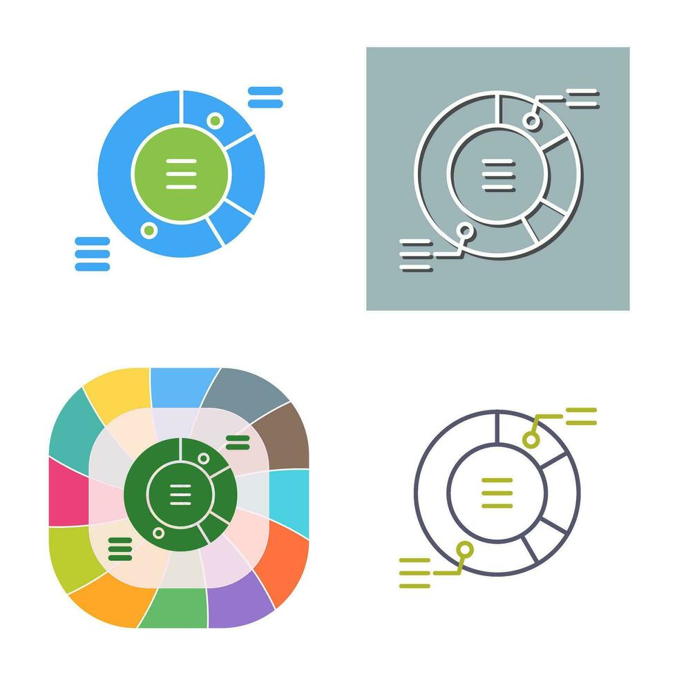Pie Chart Vector Icon