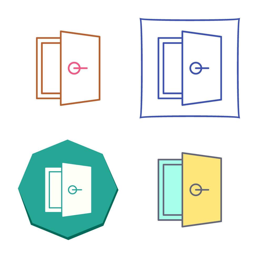 icono de vector de puerta