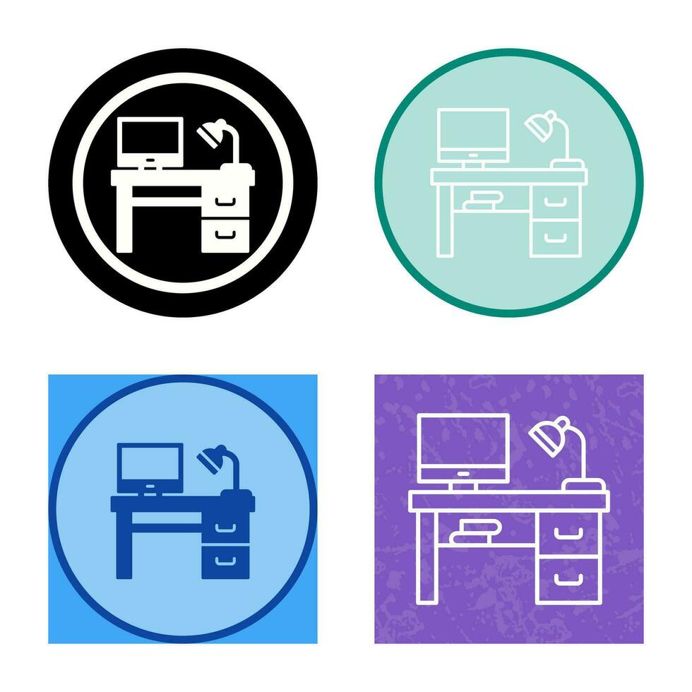 Desk Vector Icon