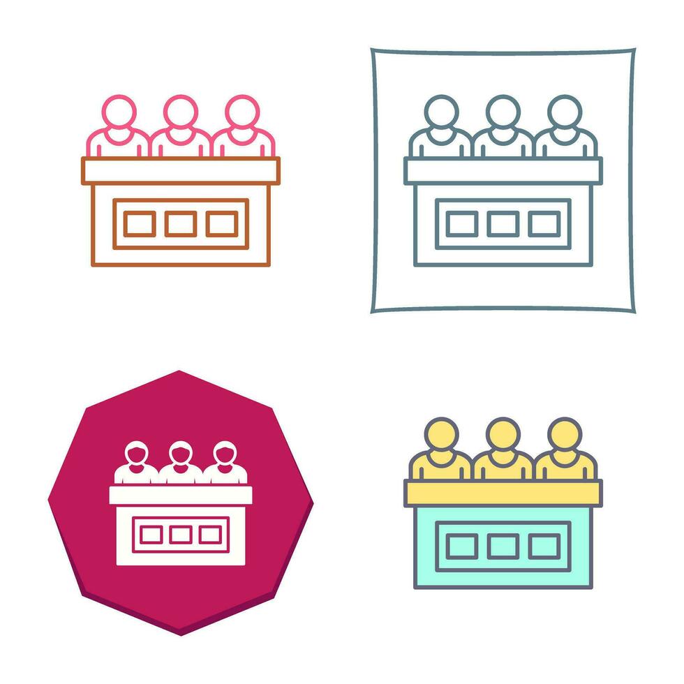 Jury Vector Icon